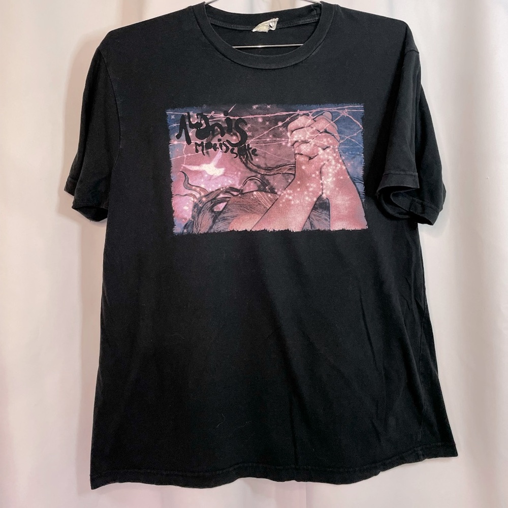 2008 Alanis Morrisette black ‘Exile in America’ graphic band tee sz XL